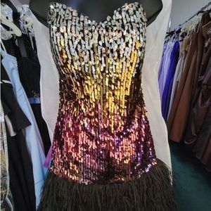 Multicolor Lafee Size 4 Cocktail dress